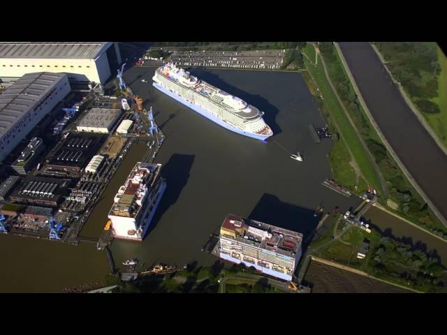 MEYER WERFT - Ausdocken/Float Out Quantum of the Seas