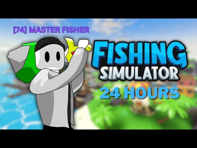 I Played FISHING SIMULATOR For 24 HOURS!!