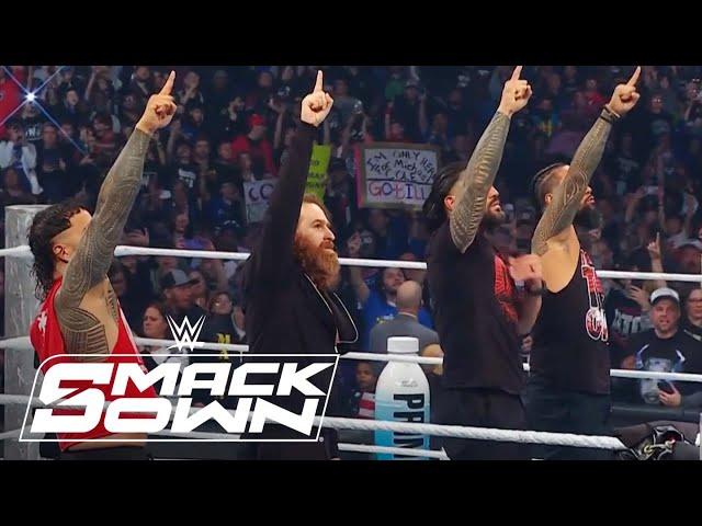 Sami Zayn Saves Roman Reigns; Bloodline Battle Set For WarGames | WWE SmackDown 11/8/24 | WWE on USA