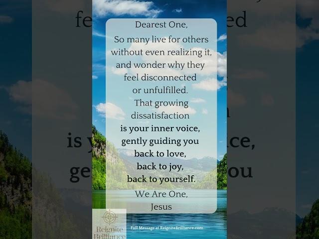 Your Inner Voice Gently Guiding You - We Are One, Jesus #growth #love #growinginchrist
