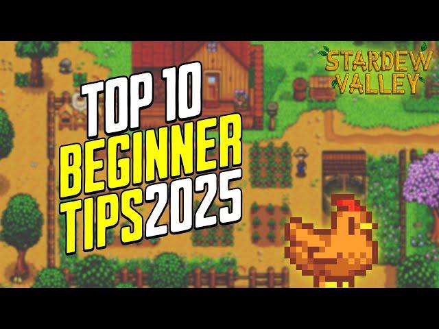 BEST New Player Beginner's Guide in Stardew Valley 2025