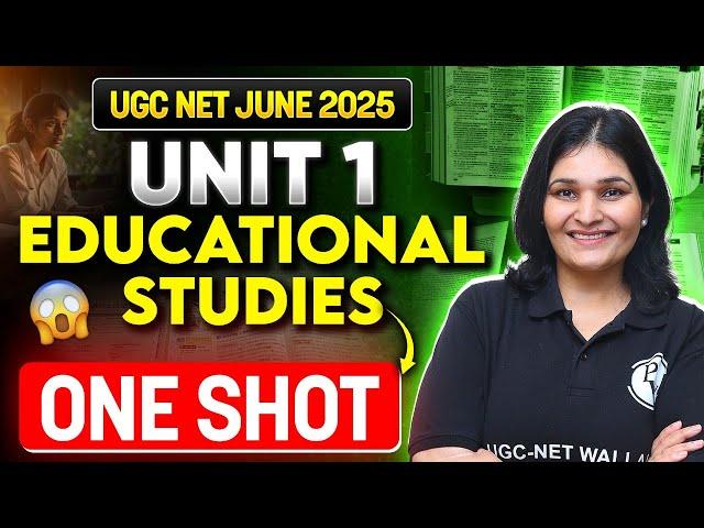 UGC NET June 2025 Education | Unit - 1 Educational Studies | Priyanka Ma'am
