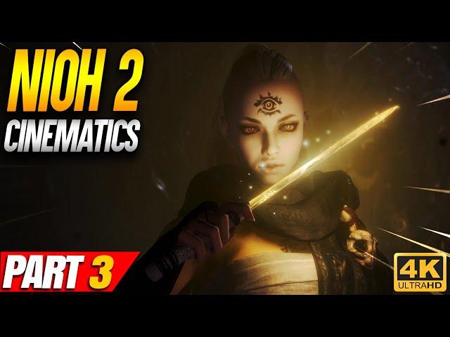 Nioh 2 [Remastered] Cinematics | Part 3 "Shadow" [PS5 4k]