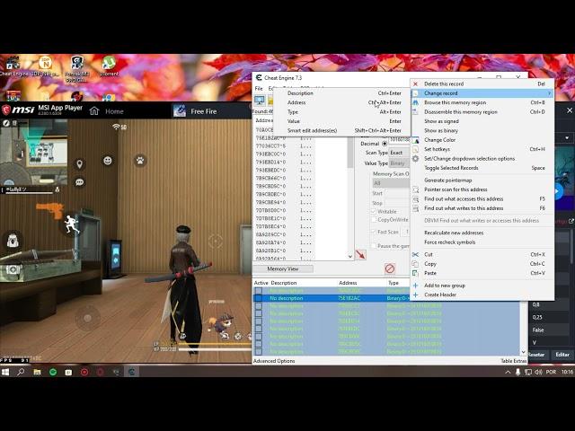 NO RECOIL FREE FIRE FREE - CHEAT ENGINE - MSI,BLUESTACKS...