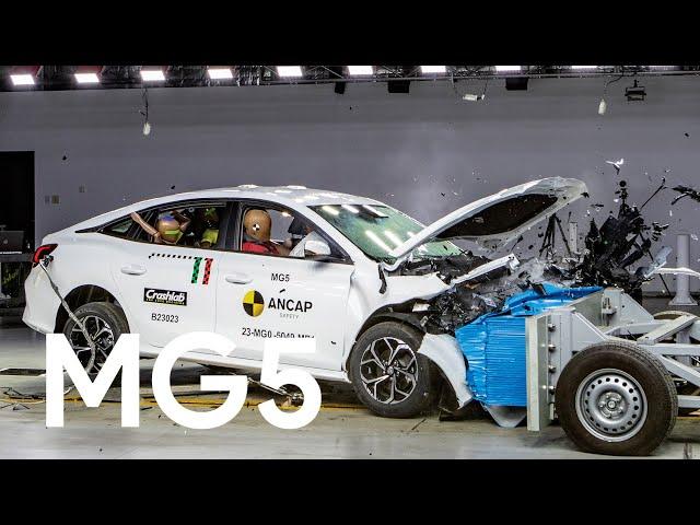 ANCAP safety & crash testing a MG5