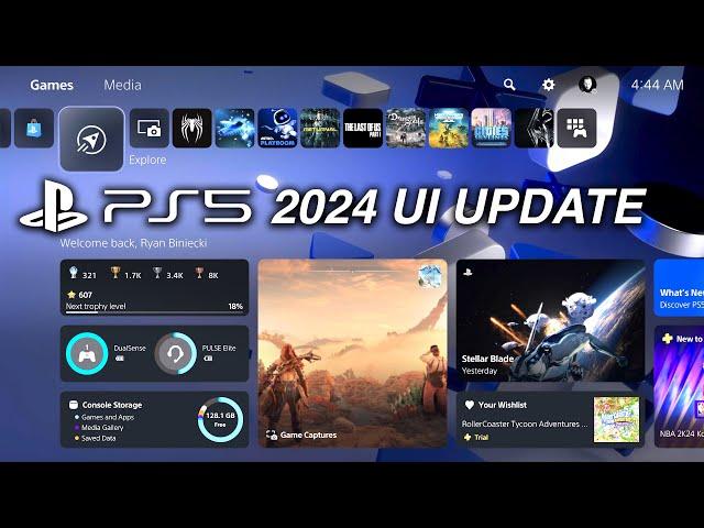 BIG PS5 UI Home Screen Upgrade: Widgets, Friend Activities, Live Wallpapers & More