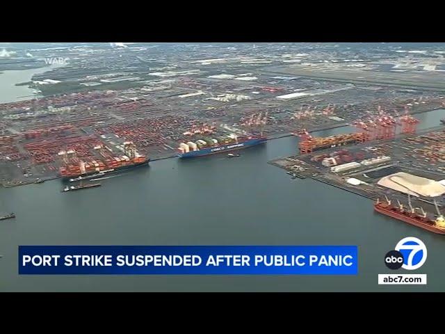 Historic US port strike suspended. What consumers should know