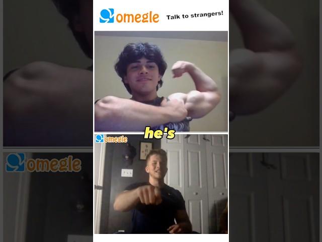 Flexing on Omegle │ Funny Reactions #omegle #alexeubank #gym #trentwins #aesthetics