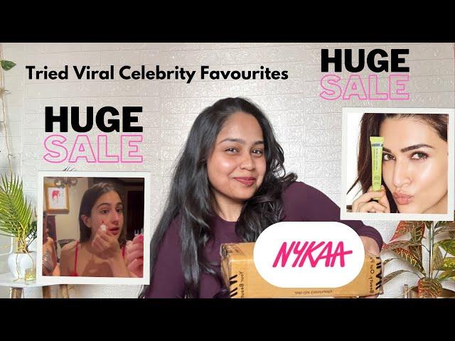 *HUGE* Nykaa Pink Friday Sale Haul Makeup & Skincare! Amazon Find: Tote Bag At 369 