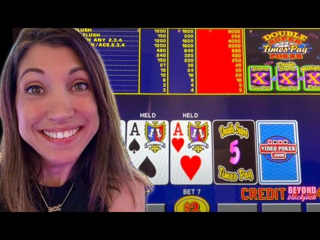 Double Super Times Pay Video Poker in Las Vegas