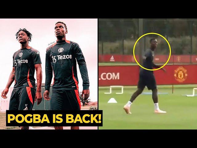 POGBACKRuben Amorim allow Paul Pogba to training at CARRINGTON after Juve terminated his contract