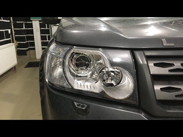 Land Rover Freelander 2 - ремонт фар, замена линз, диодные Competizione 4K