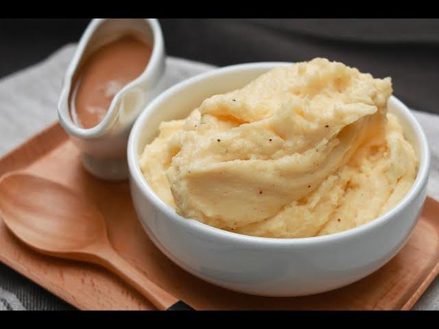 มันบดกระเทียมย่าง Roasted Garlic Mashed Potato : พลพรรคนักปรุง