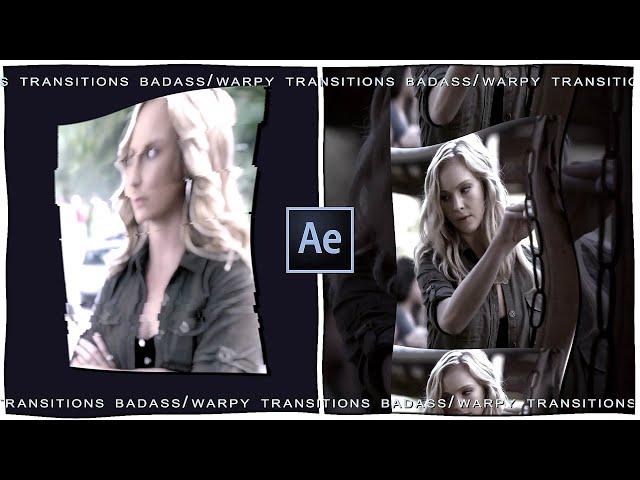 badass/warpy transitions for edits - after effects tutorial | klqvsluv