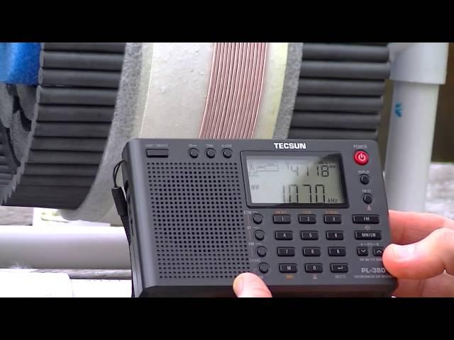 8" Ferrite Sleeve Loop Antenna Demonstration