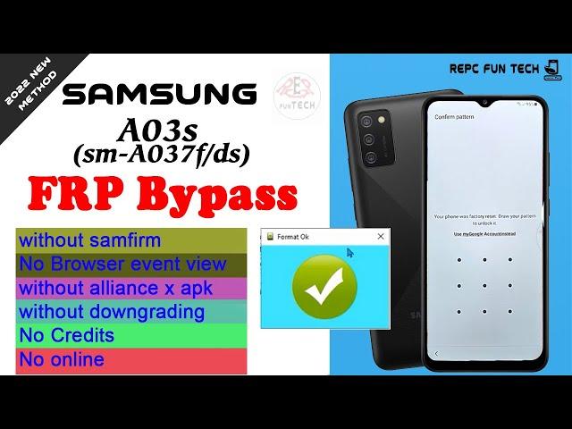 samsung a03s frp bypass | samsung a03s frp unlock no knox support android 11 no alliance apk