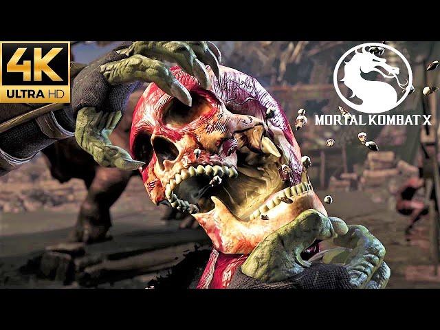 Mortal Kombat X - All X-Ray Attacks (4K 60FPS)