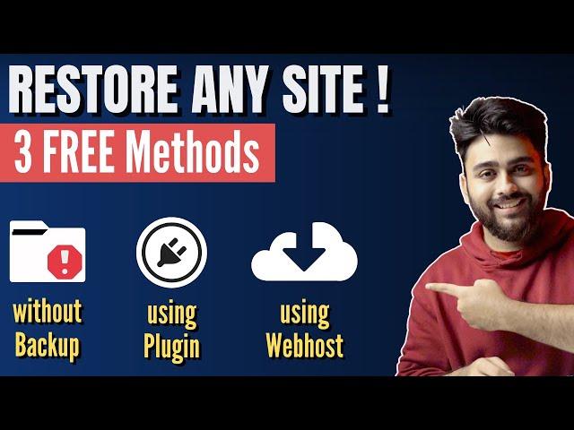 Restore Website with/without Backup (FREE)