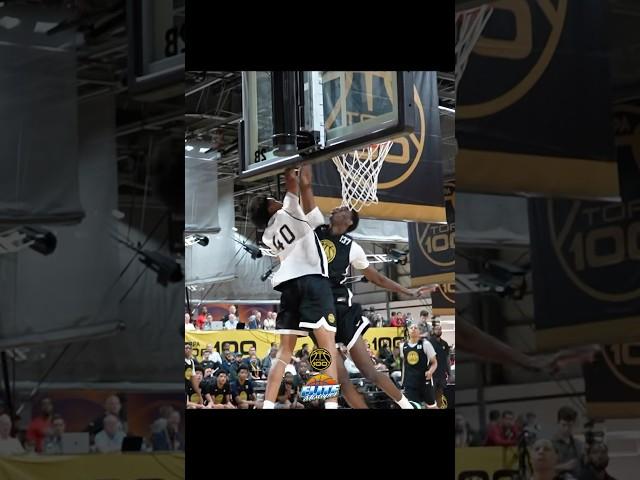 MET HIM AT THE RIM! 