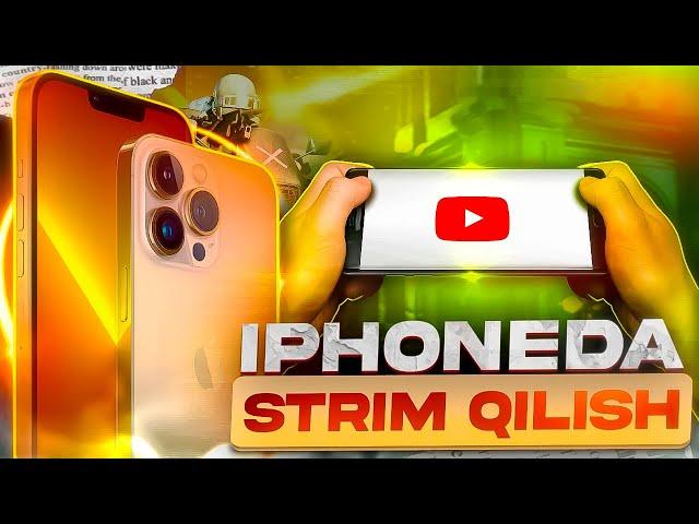 IPHONEDA STRIM QILISH 2023 | PUBG STRIM QILISH | TO’LIQ !