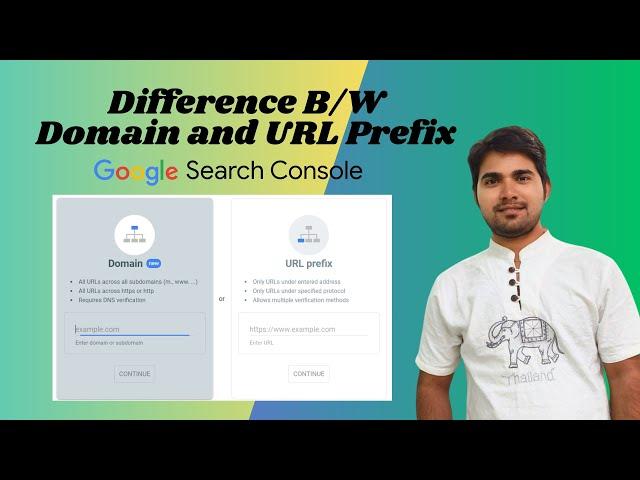 Difference Between Domain Property and URL Prefix Propert | Google Search Console Playlist 2024