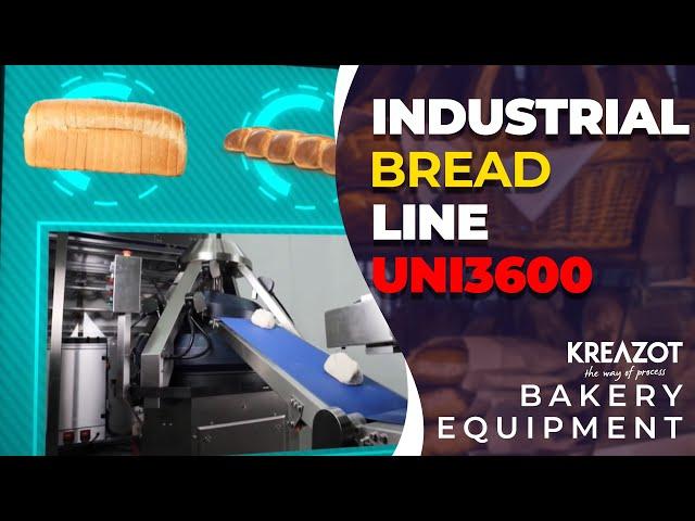 BREAD LINE, Industrial Bakery Equipment, Dough Machine, Toast Bread