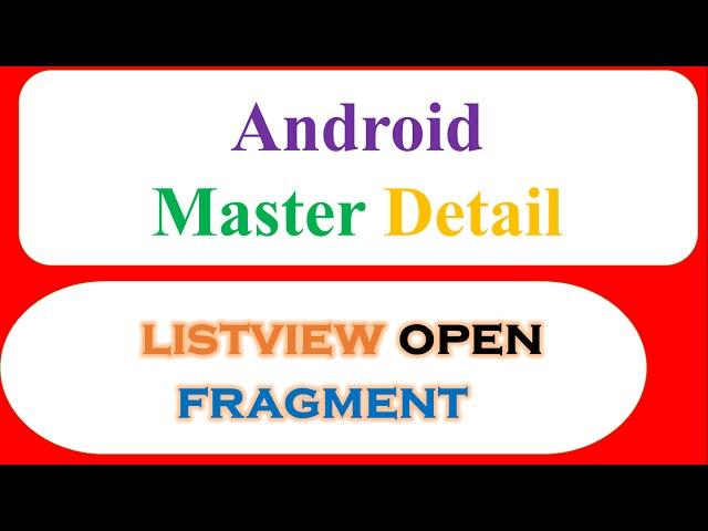 Android Master Detail Ep.03 : ListView - Open DailogFragment,Pass Data