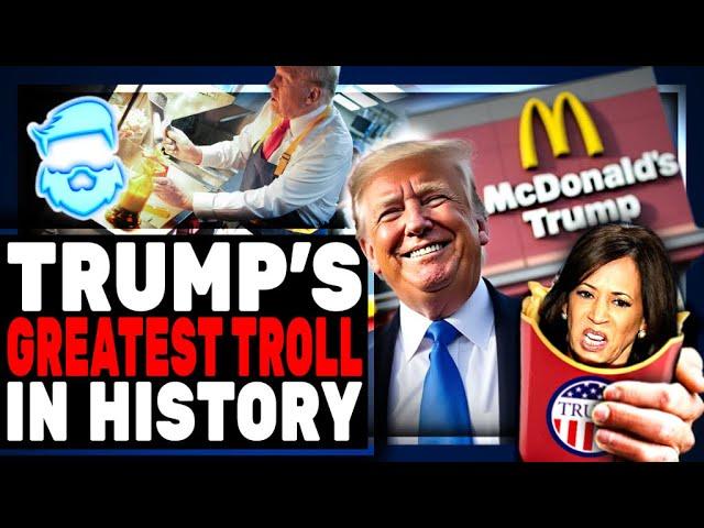 Trump Causes NUCLEAR MELTDOWN With McDonalds Shift & WOKE Kamala Harris CRATERS WORSE In Polls!