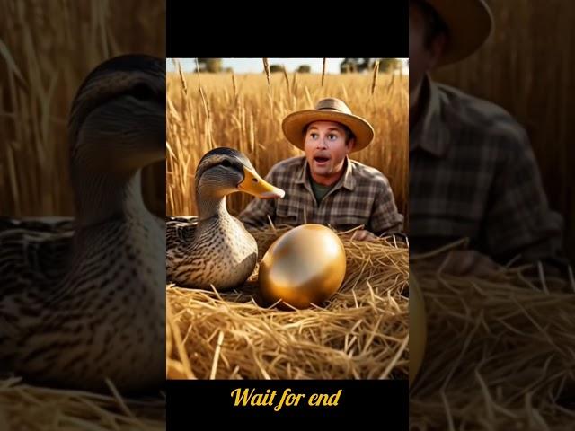 a man flying with cute duck #duck #blackduck #duckbaby #great #brave #viral #like
