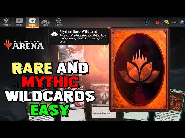 How to get rare and mythic wildcards fast and easy in Magic Arena