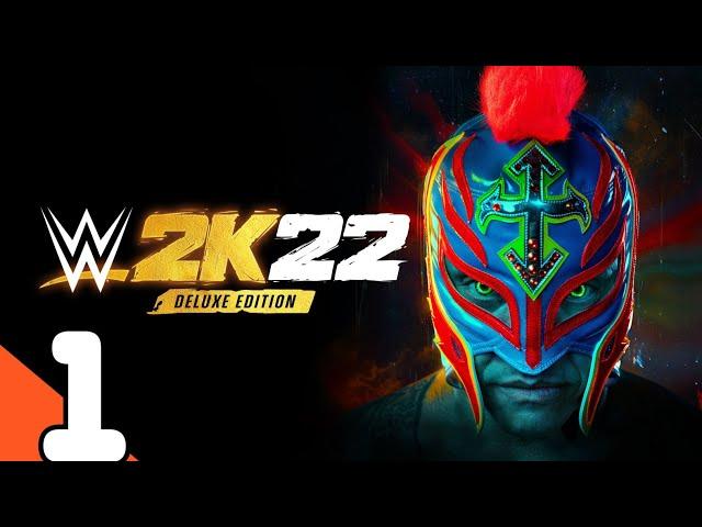 WWE 2K22 MyRise Gameplay Walkthrough Part 1 FULL GAME - No Commentary [ 1080p 60fps]