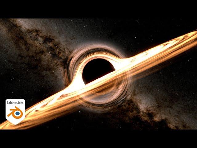 Fastest and Easiest way to create a Black Hole in Blender.