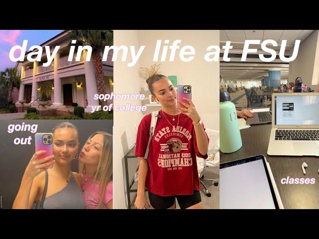 day in my life as a college student at FSU!