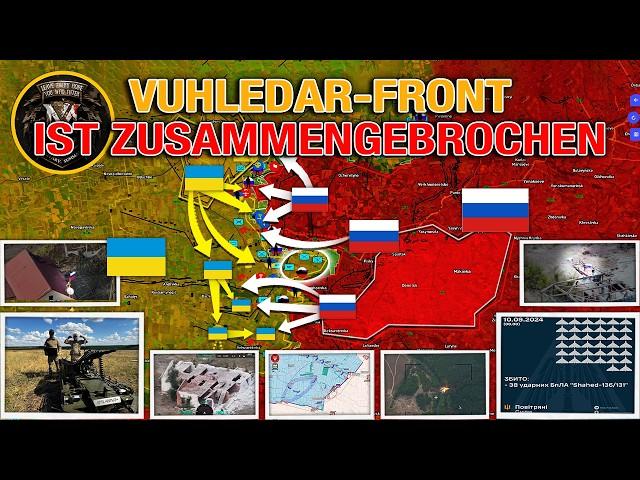 Russischer Durchbruch in Richtung Vuhledar | Rote Linie überschritten?. Frontbericht 10.09.2024