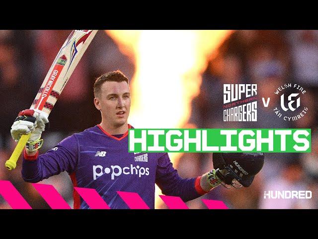 Brook Smashes Fastest Hundred | Highlights - Northern Superchargers v Welsh Fire | The Hundred 2023