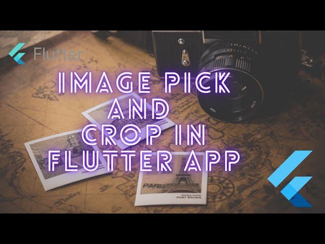 How to pick image and crop it in Flutter Application