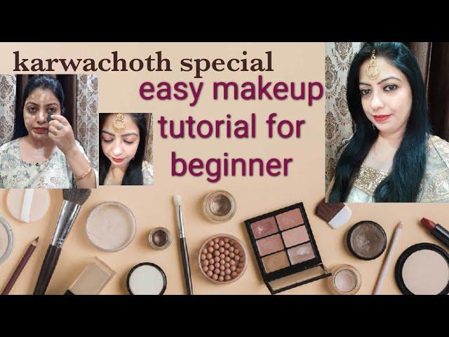 easy makeup tutorial for fastive season || Nisha Ahuja || the review girl