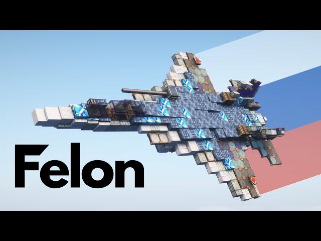 Working Su-57 Felon in Minecraft!