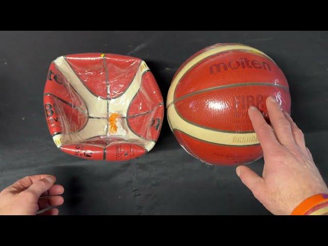 Fake Basketball's?  Real vs Replica Molten Basketball Comparison - BG5000 official leather game ball