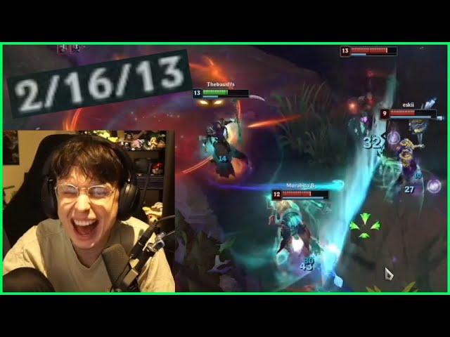 Caedrel Reacts To Every Baus Death While He Plays Karthus Top