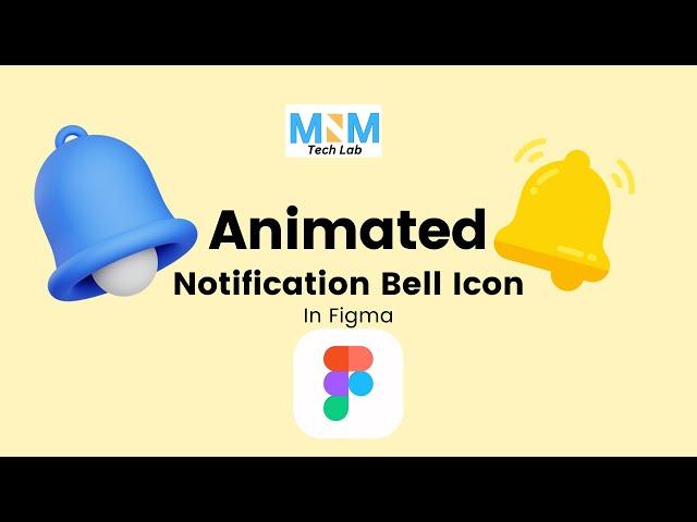 Animated Bell Notification Icon in Figma