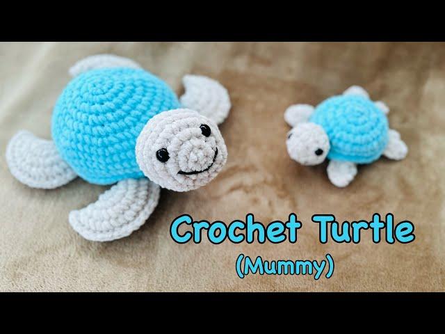 Crochet Turtle/ Amigurumi Turtle/ easy beginner friendly crochet turtle.