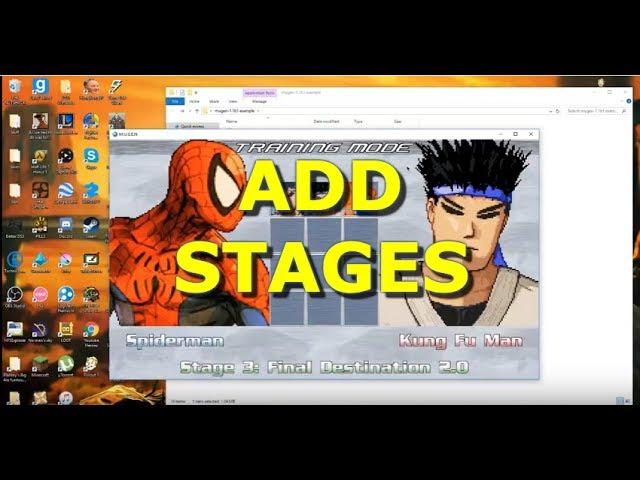 How to add Stages in Mugen