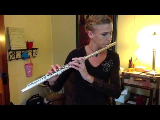 Tutorial-2013-TMEA Flute Etude #2 (Boehm) mm. 77-84.