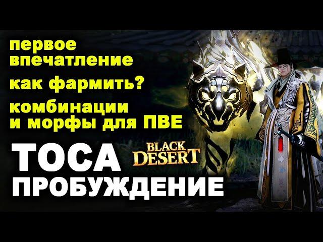 ТОСА пробуждение: Скилы, билды, комбы на фарм и первые впечатления - НЕ гайд в BDO - Black Desert