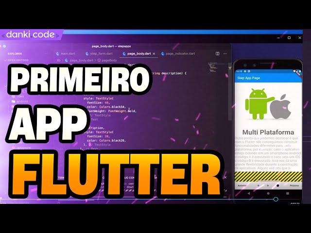 CRIANDO SEU PRIMEIRO APP COM FLUTTER PARA ANDROID E IOS