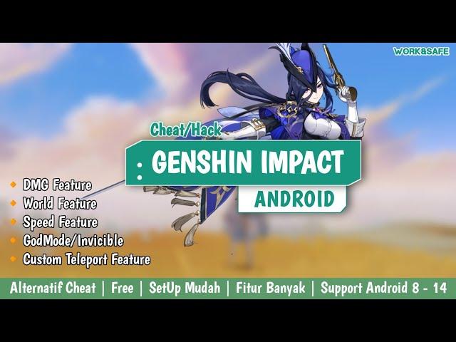 Cheat GENSHIN IMPACT Android Alternatif! 80+ Fitur + SetUp Tutorial No root