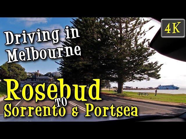 Driving In Melbourne Australia - Rosebud To Sorrento And Portsea 4K