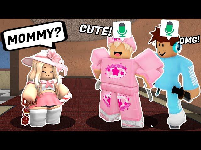 Cutest BARBIE in ROBLOX MM2 Voice Chat | Murder Mystery 2