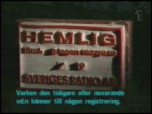 Dokument Inifrån - När Arkiven Öppnas E02 (SVT 1999-12-19